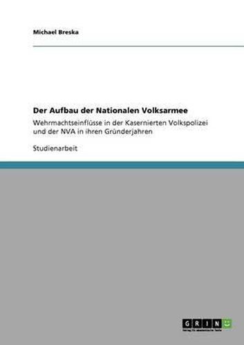 Cover image for Der Aufbau Der Nationalen Volksarmee