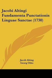 Cover image for Jacobi Altingi Fundamenta Punctationis Linguae Sanctae (1730)