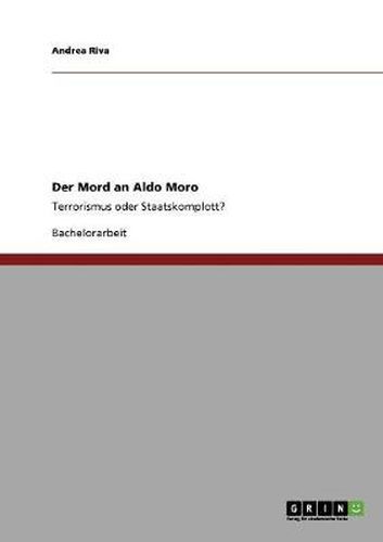 Cover image for Der Mord an Aldo Moro: Terrorismus oder Staatskomplott?