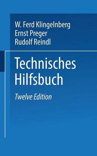 Cover image for Klingelnberg Technisches Hilfsbuch