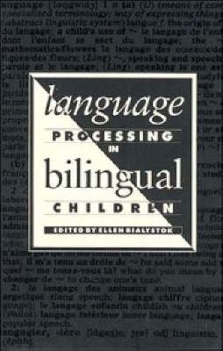 Cover image for Language Processing in Bilingual Children