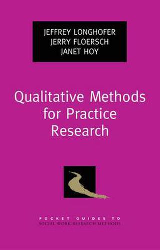 Cover image for Qualitative Methods for Practice Research