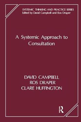 Cover image for A Systemic Approach to Consultation