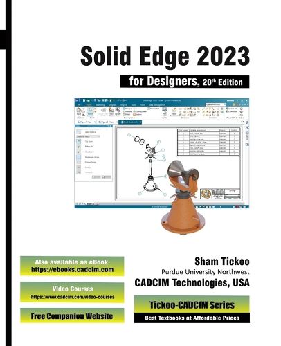 Cover image for Solid Edge 2023 for Designers, 20th Edition