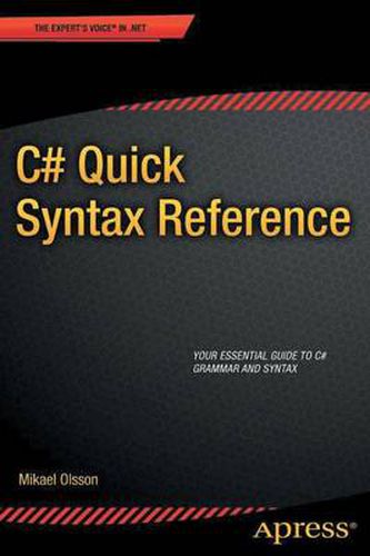 Cover image for C# Quick Syntax Reference