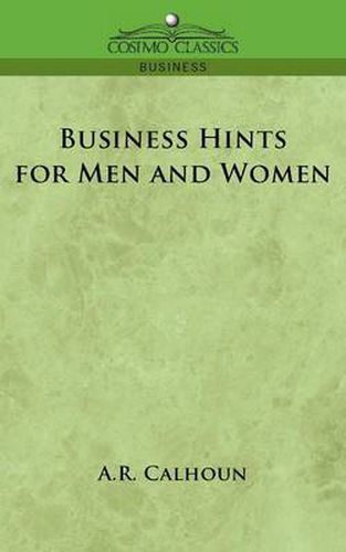 Cover image for Business Hints for Men and Women