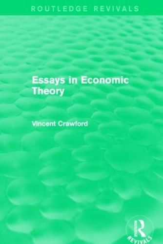 Cover image for Essays in Economic Theory