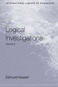 Cover image for Logical Investigations Volume 2