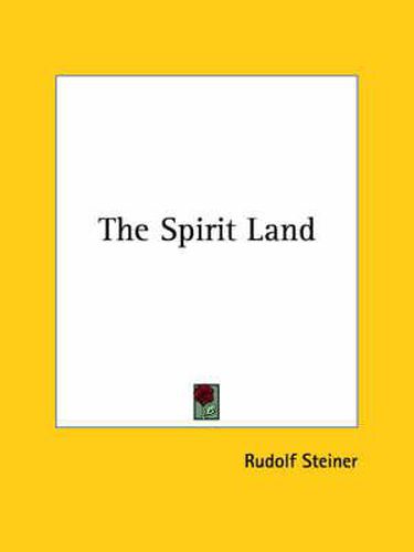 Cover image for The Spirit Land