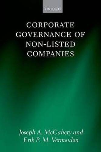 Cover image for Corporate Governance of Non-Listed Companies