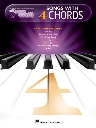 Cover image for Songs with 4 Chords: E-Z Play Today Volume 32