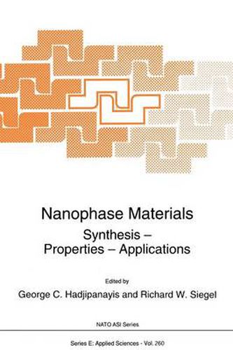 Cover image for Nanophase Materials: Synthesis - Properties - Applications