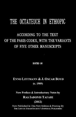 Cover image for THE OCTATEUCH IN ETHIOPIC Study Book Vol.1; Part 1 & 2 Genesis to Leviticus