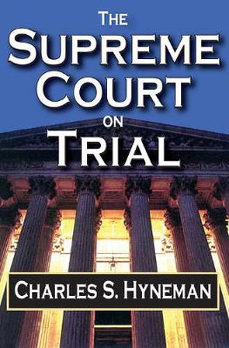 Cover image for The Supreme Court on Trial