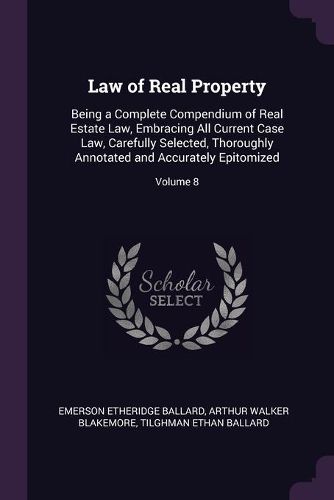 Cover image for Law of Real Property