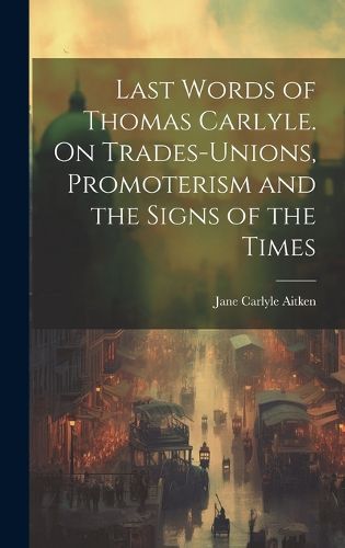 Cover image for Last Words of Thomas Carlyle. On Trades-unions, Promoterism and the Signs of the Times