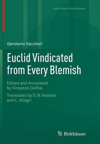 Cover image for Euclid Vindicated from Every Blemish