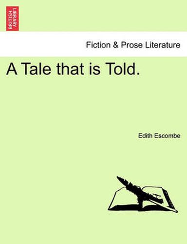 Cover image for A Tale That Is Told.