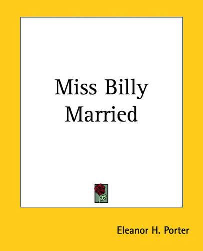 Cover image for Miss Billy Married