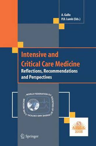 Cover image for Intensive and Critical Care Medicine: Reflections, Recommendations and Perspectives