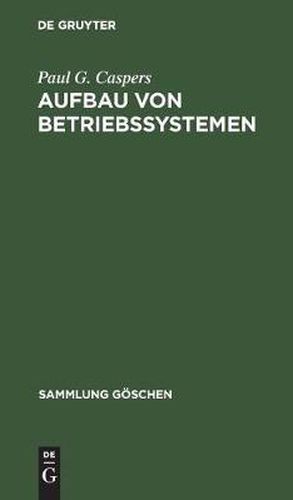 Cover image for Aufbau von Betriebssystemen