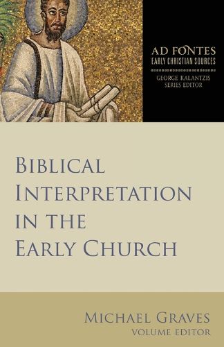 Cover image for Biblical Interpretation in the Early Church