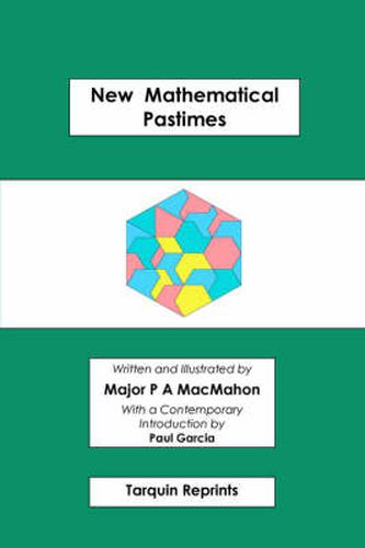 Cover image for New Mathematical Pastimes