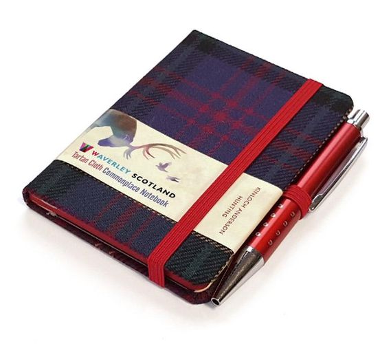 Cover image for Waverley S.T. (S): Hunting Mini with Pen Pocket Genuine Tartan Cloth Commonplace Notebook