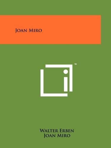 Cover image for Joan Miro