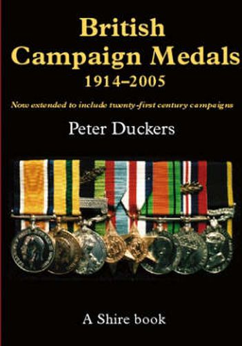 Cover image for British Campaign Medals 1914-2005