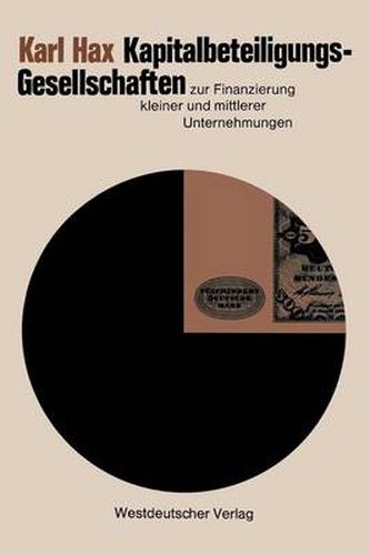 Cover image for Kapitalbeteiligungsgesellschaften Zur Finanzierung Kleiner Und Mittlerer Unternehmungen