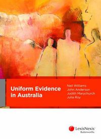 Cover image for Uniform Evidence in Australia