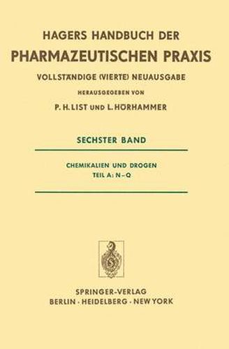 Cover image for Chemikalien und Drogen Teil A: N-Q