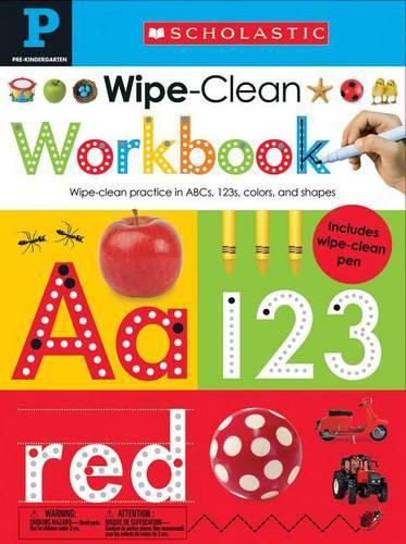 Cover image for Pre-K Wipe-Clean Workbook: Scholastic Early Learners (Wipe-Clean)