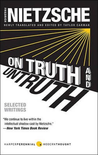 Cover image for On Truth and Untruth: Selected Writings