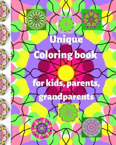 Cover image for Unique coloring book for children, parents, grandparents