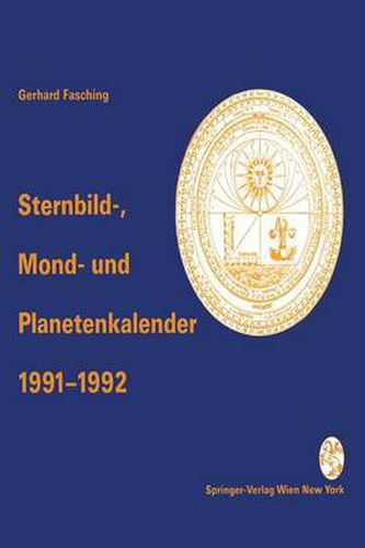 Cover image for Sternbild-, Mond- Und Planetenkalender 1991-1992