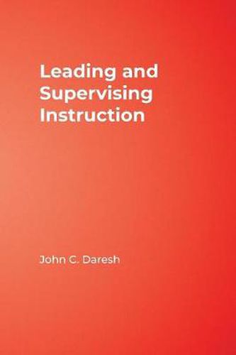 Cover image for Leading and Supervising Instruction