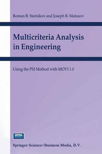 Cover image for Multicriteria Analysis in Engineering: Using the PSI Method with MOVI 1.0