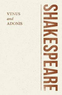 Cover image for Venus and Adonis