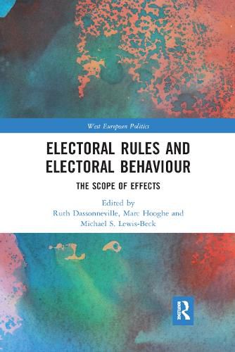 Cover image for Electoral Rules and Electoral Behaviour: The Scope of Effects