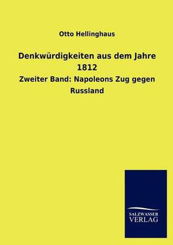Cover image for Denkwurdigkeiten aus dem Jahre 1812