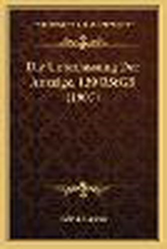 Cover image for Die Unterlassung Der Anzeige, 139 Rstgb (1907)