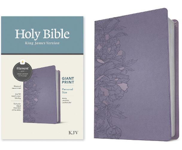 Cover image for KJV Personal Size Giant Print Bible, Filament Ed., Lavender