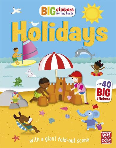 Cover image for Big Stickers for Tiny Hands: Holidays: With scenes, activities and a giant fold-out picture