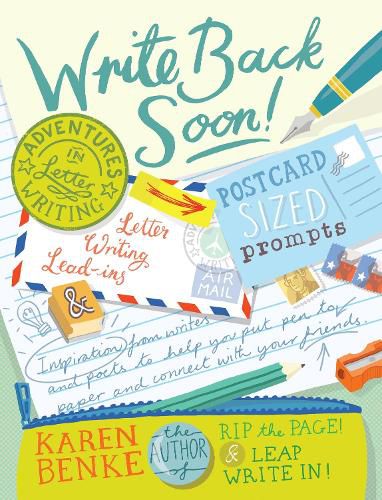 Cover image for Write Back Soon!: Adventures in Letter Writing