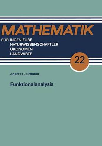 Cover image for Funktionalanalysis