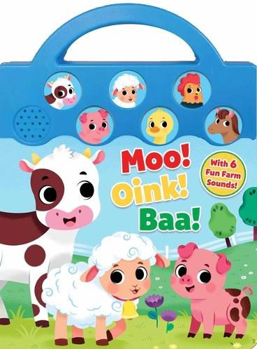 Cover image for Moo, Oink, Baa!