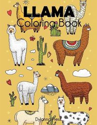 Cover image for Llama Coloring Book