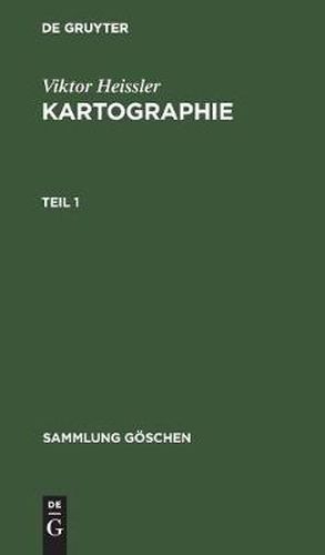 Cover image for Sammlung Goeschen Kartographie